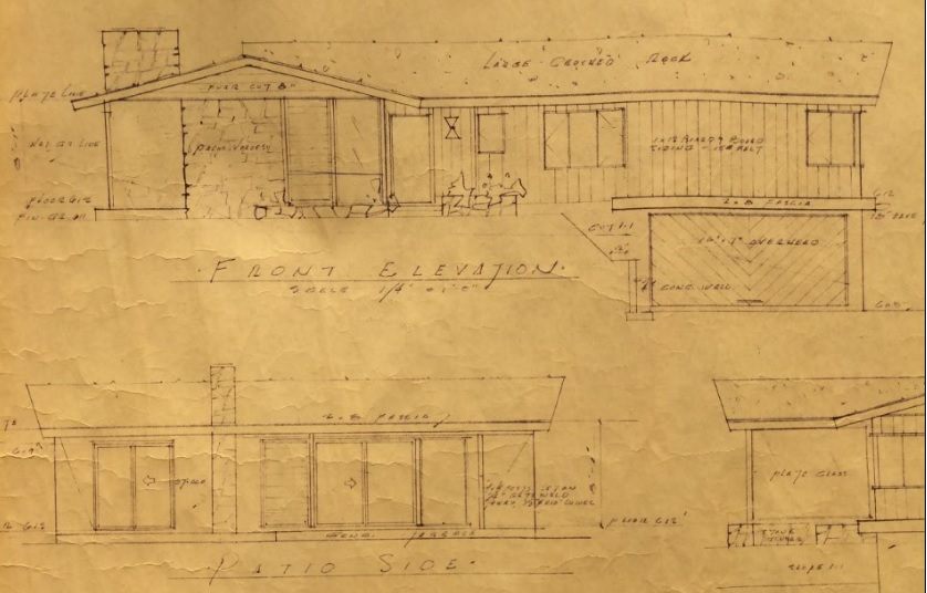 rodgerton, original plans, architecture, los angeles, hollywood hills